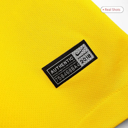Camiseta de fútbol retro local de Brasil 2018