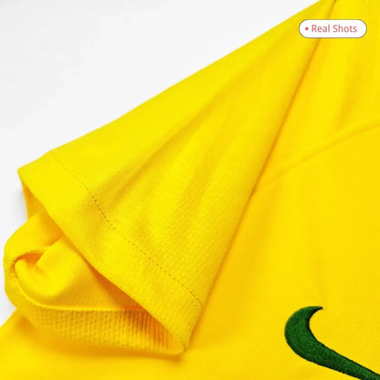 Camiseta de fútbol retro local de Brasil 2018