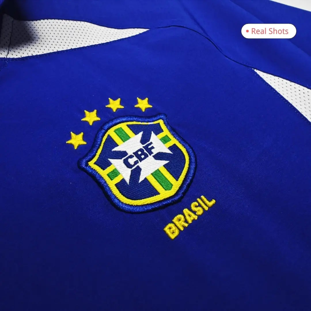 Camiseta Retro de Fútbol de Visitante Brasil 2002