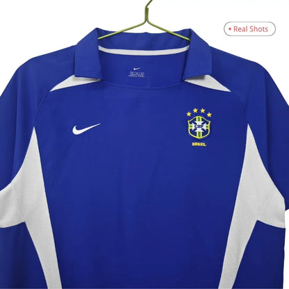 Camiseta Retro de Fútbol de Visitante Brasil 2002