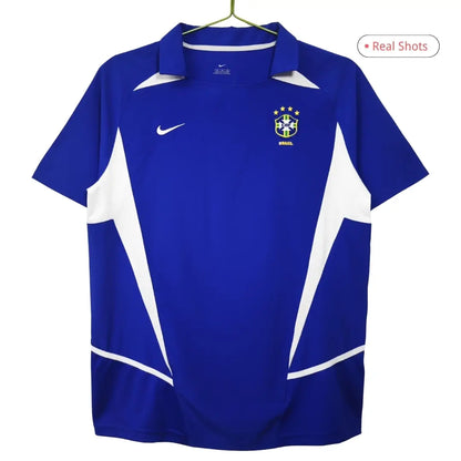 Camiseta Retro de Fútbol de Visitante Brasil 2002