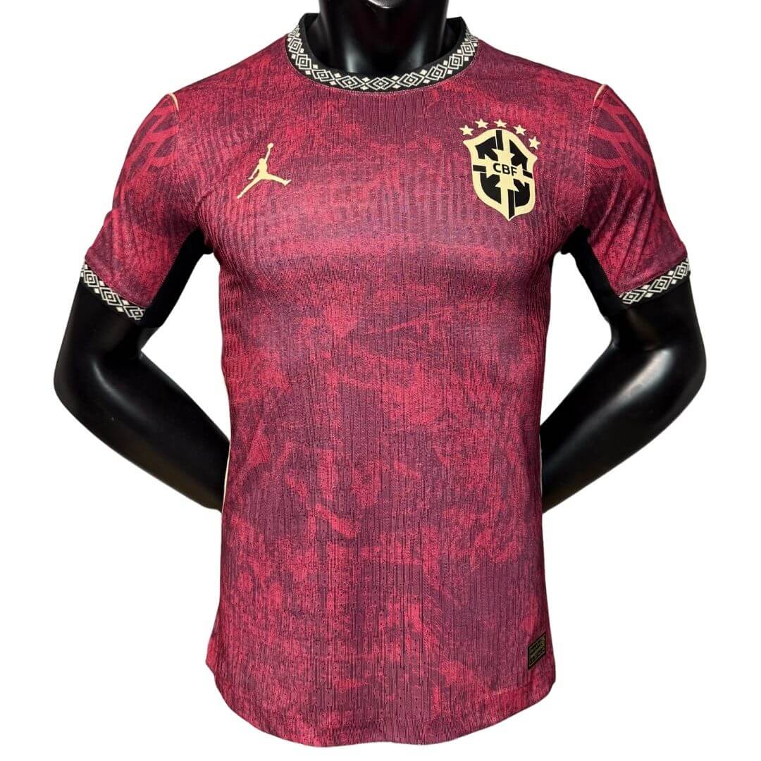 Camiseta de fútbol de visitante de Brasil, versión de jugador, Copa Mundial 2026