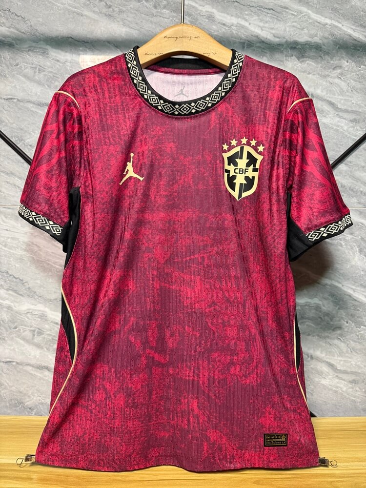 Camiseta de fútbol de visitante de Brasil, versión de jugador, Copa Mundial 2026