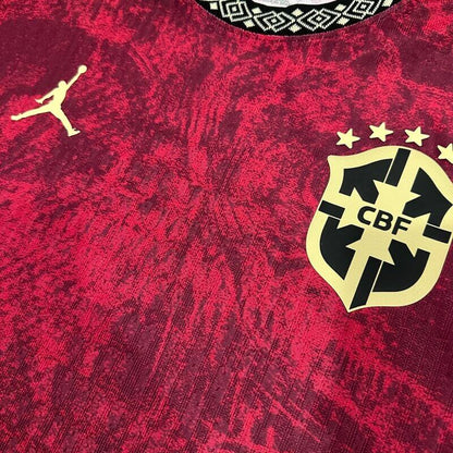 Camiseta de fútbol de visitante de Brasil, versión de jugador, Copa Mundial 2026