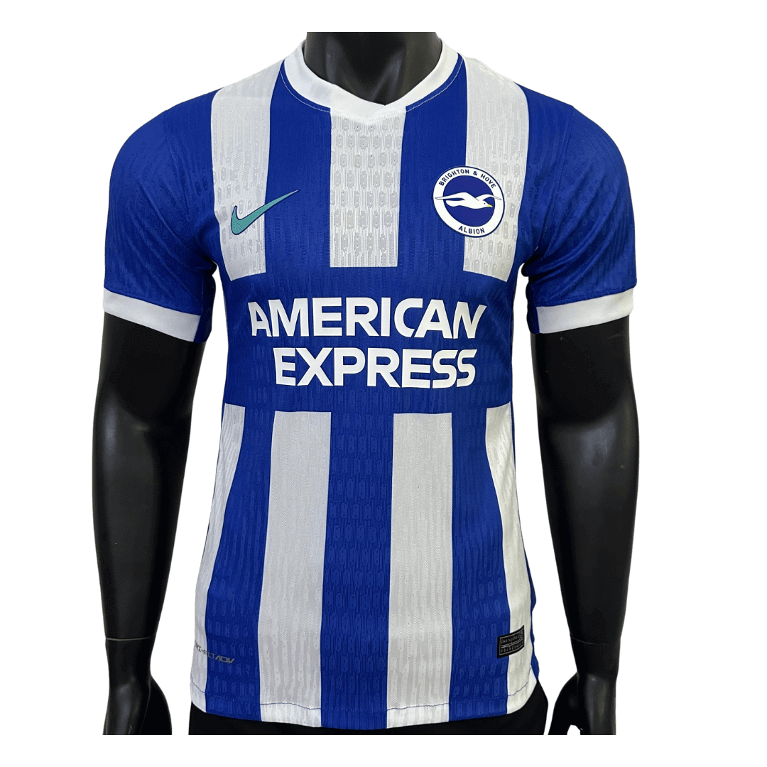 Camiseta de fútbol local del Brighton &amp; Hove Albion, versión jugador, temporada 2025/26