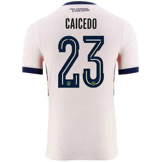 Caicedo #23 Ecuador Third Away Football Jersey World Cup 2026