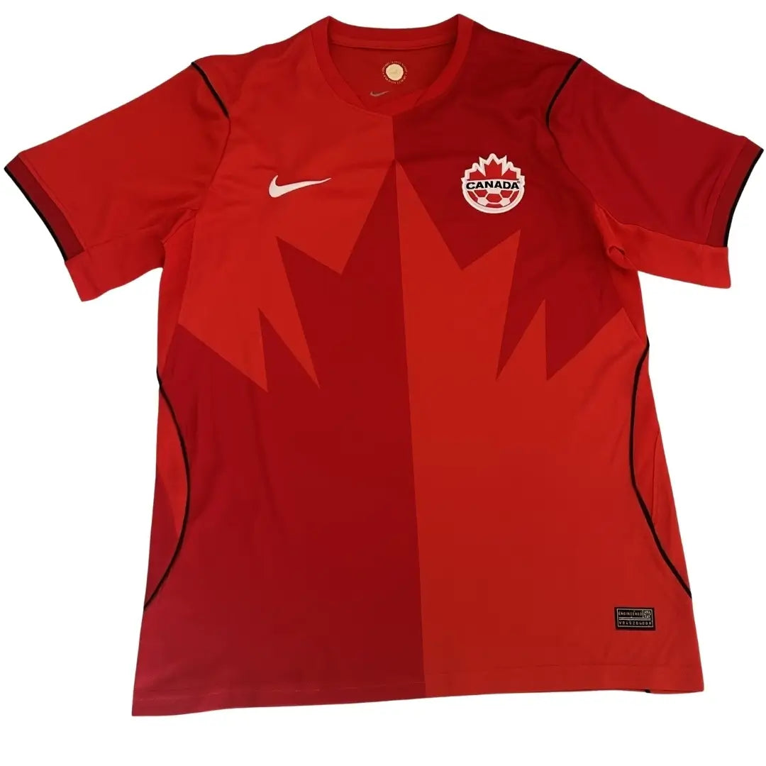 Camiseta de fútbol local de Canadá para la Copa Mundial 2026