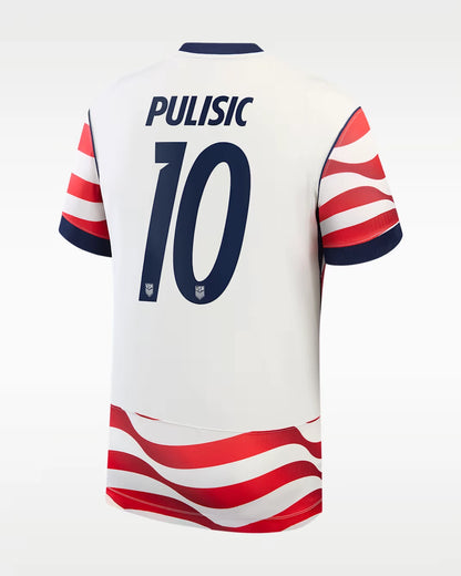 Camiseta de fútbol de la selección estadounidense USMNT USA Outlaws para el hogar de Christian Pulisic #10 2026