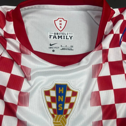 Camiseta de fútbol local de Croacia para el Mundial 2026