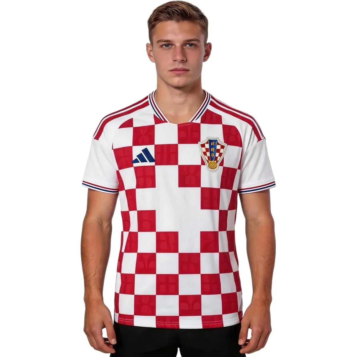 Maillot domicile de l'équipe de football Vatreni pour la Coupe du Monde 2026
