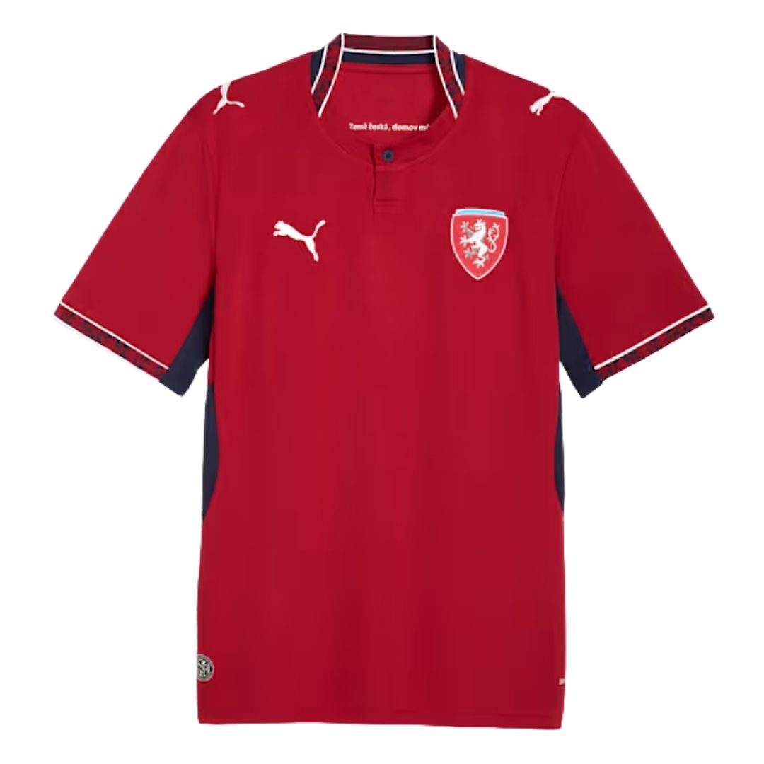 Camiseta de fútbol de la selección checa de fútbol local para la Copa Mundial 2026