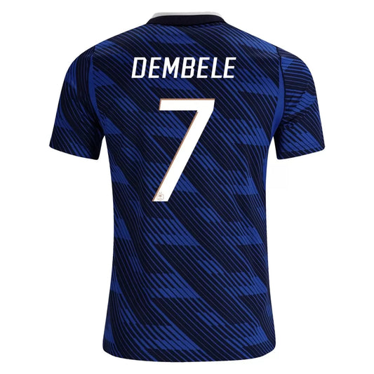 Maillot de football domicile DEMBELE #7 France Coupe du Monde 2026