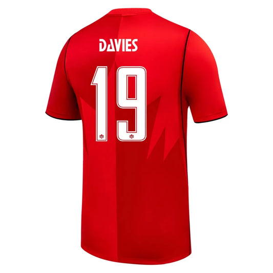 Maillot de football domicile du Canada Davies #19 Coupe du monde 2026