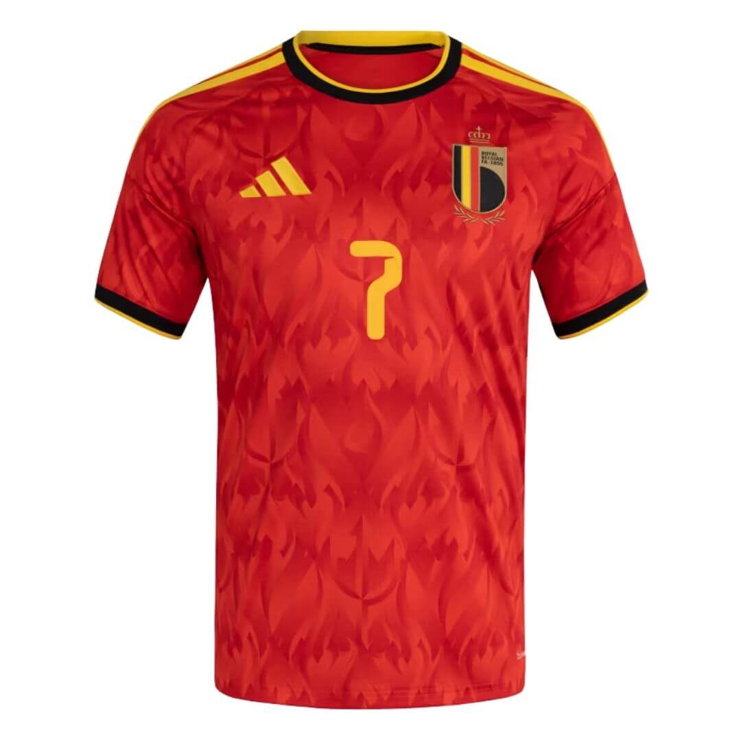 De Bruyne #7 Camiseta de Bélgica para la Copa Mundial de la FIFA 2026