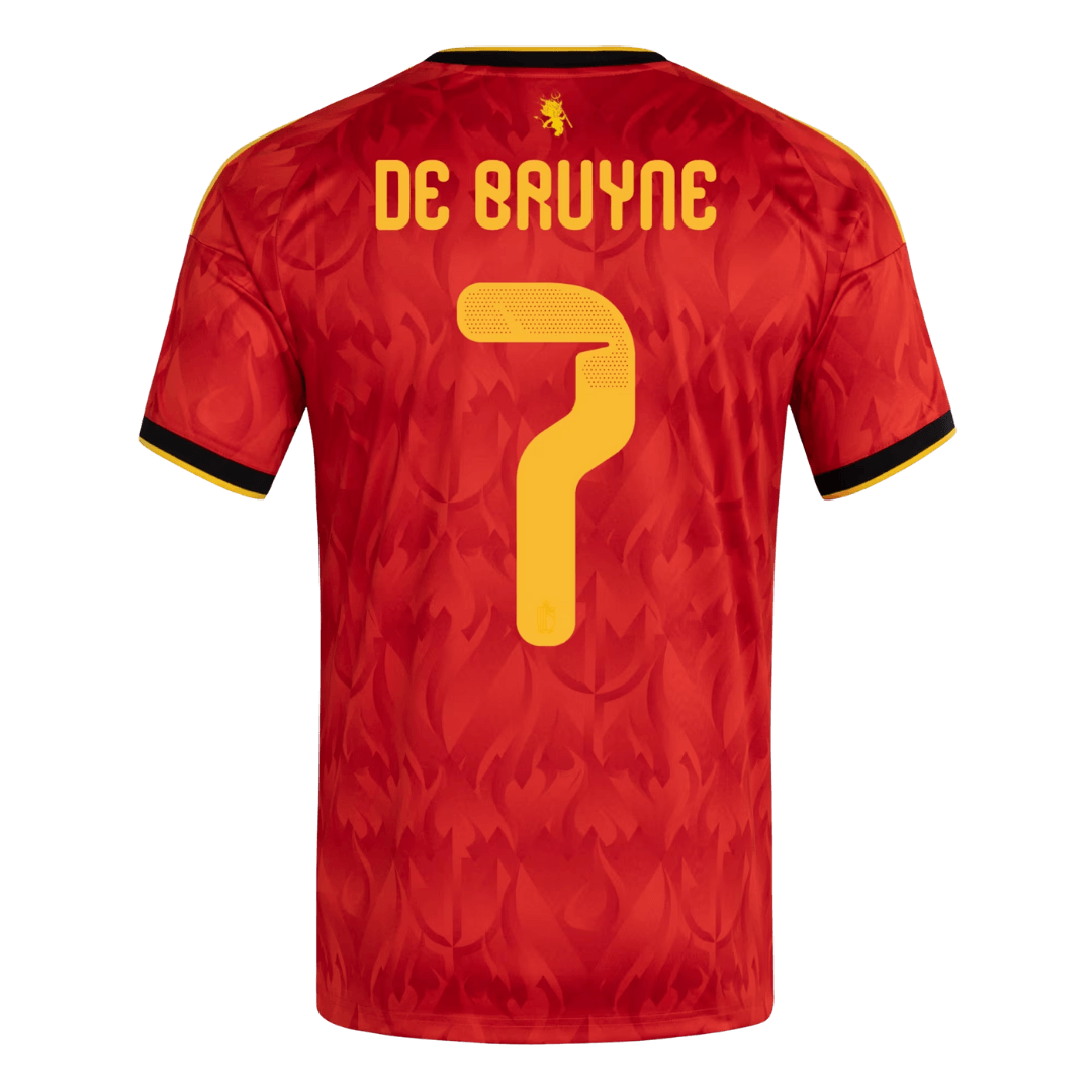 De Bruyne #7 Camiseta de Bélgica para la Copa Mundial de la FIFA 2026