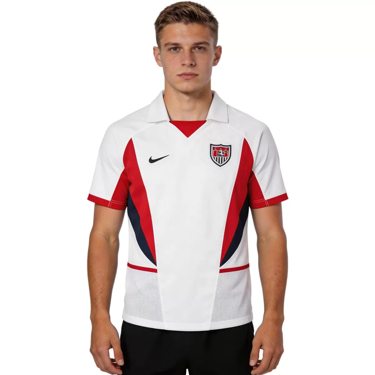 Camiseta de fútbol retro de Estados Unidos 2002 de local