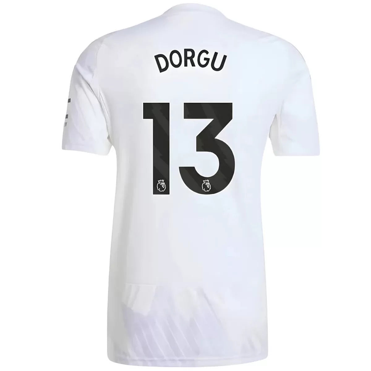 Camiseta de fútbol visitante Dorgu #13 del Manchester United 2025/26