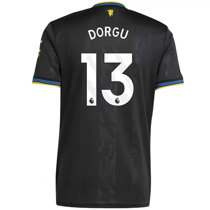 Camiseta de fútbol visitante Dorgu #13 del Manchester United 2025/26