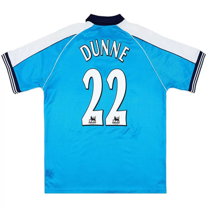 Camiseta retro local del Manchester City DUNNE #22 1999/01