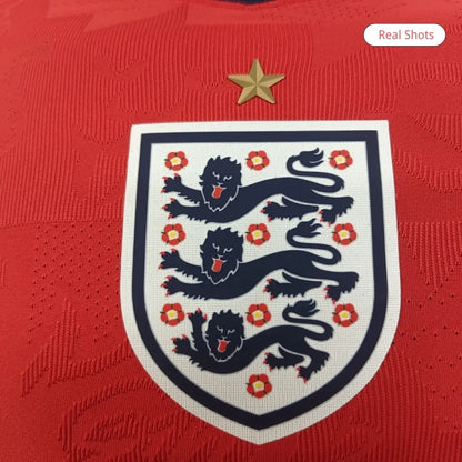 Camiseta de fútbol de la selección de Inglaterra para la Copa del Mundo 2026, versión de jugador, de visitante