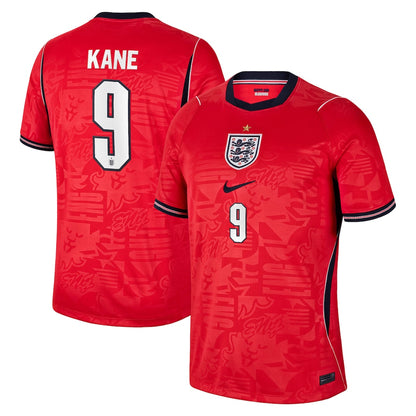 Kane #9 Camiseta de fútbol visitante de Inglaterra Mundial 2026