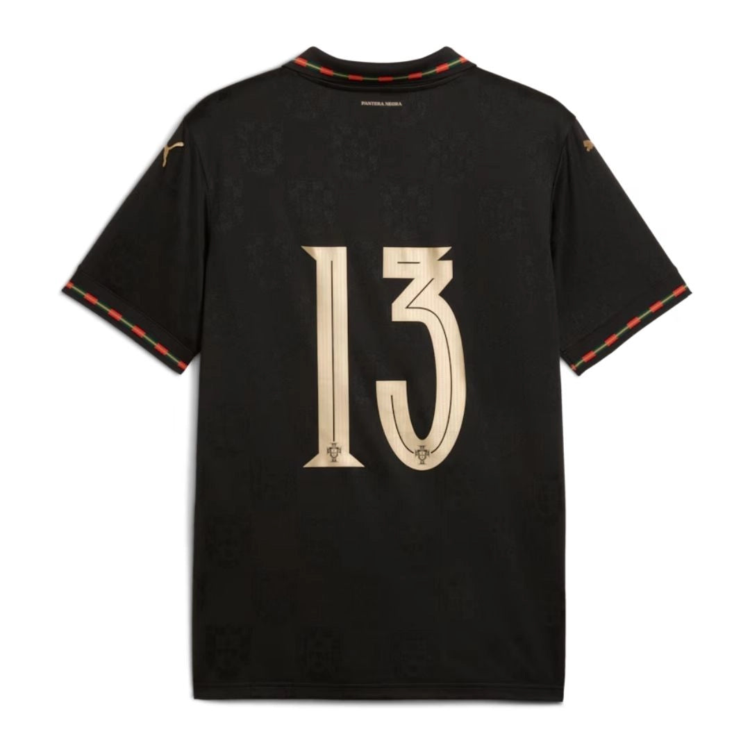 Eusébio Portugal Pantera Negra Jersey Jugador Versión 2026