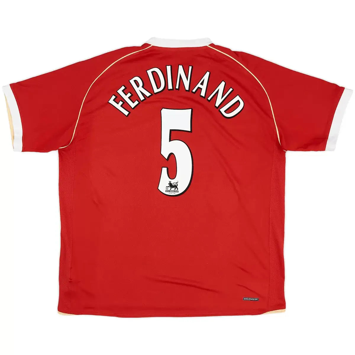 Camiseta de fútbol retro local Ferdinand #5 del Manchester United 2006/07