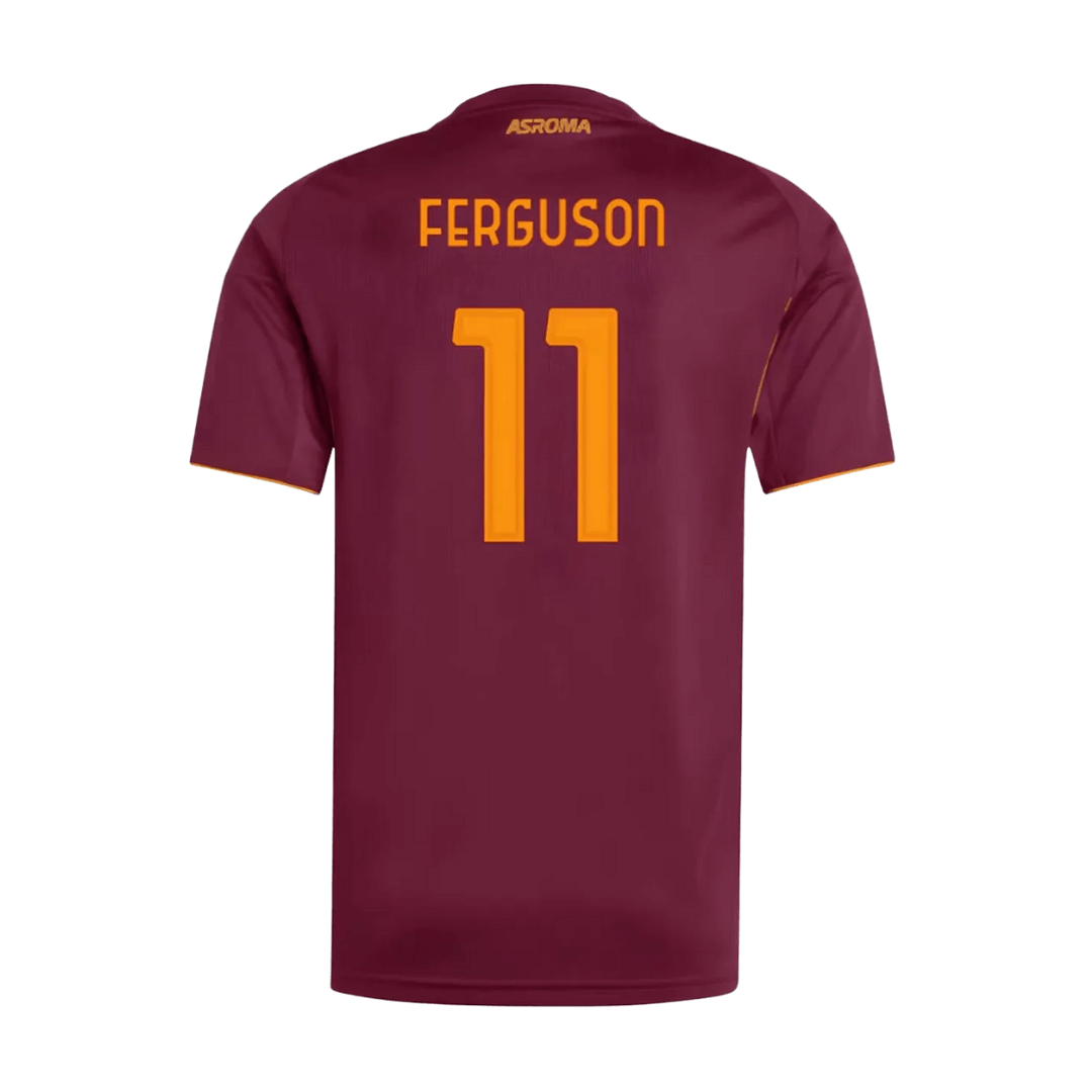 Camiseta de fútbol de la Roma número 11 de Ferguson para la temporada 2025/26