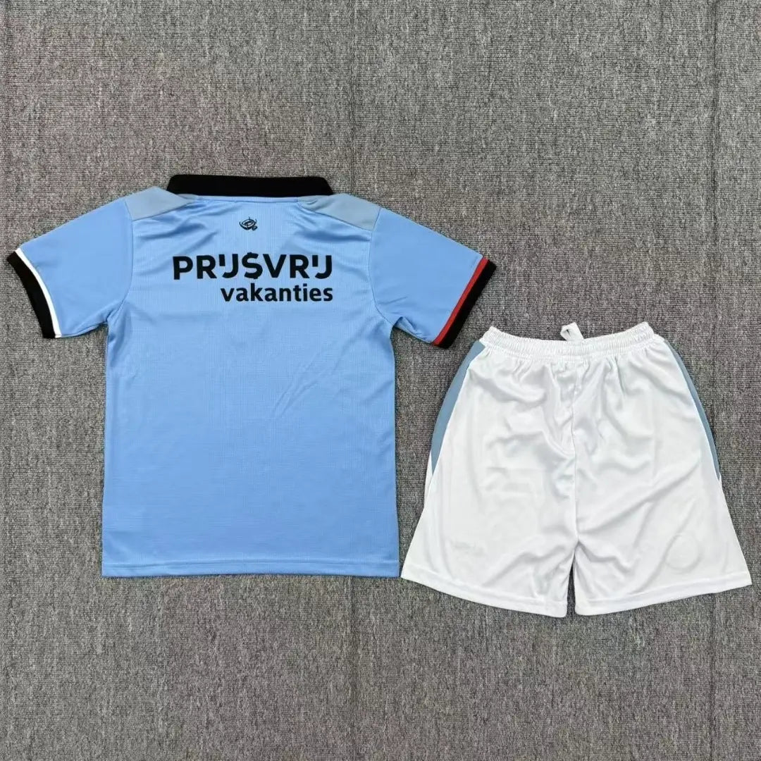 Conjunto de fútbol de visitante para niños del Feyenoord Rotterdam - Camiseta + Pantalón corto 2026/27