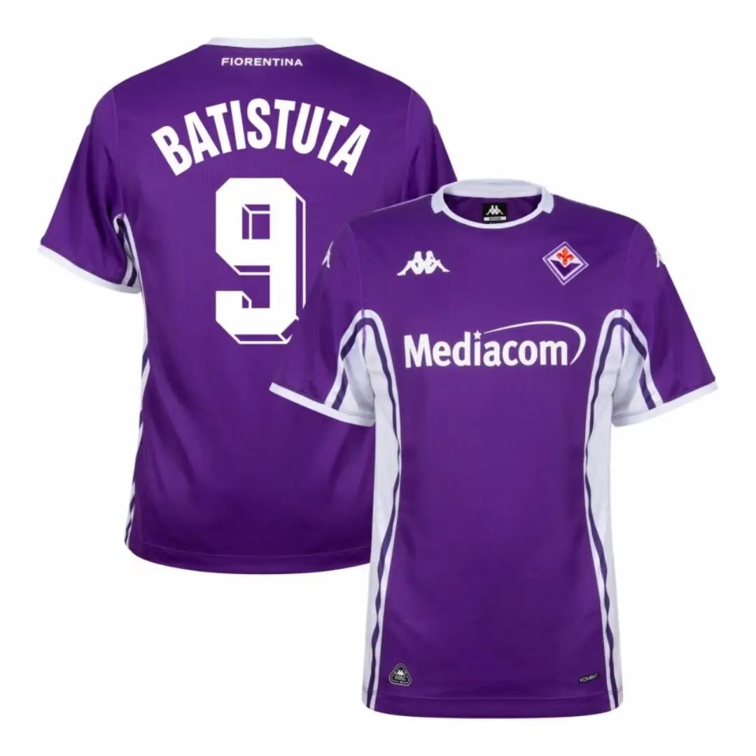 Camiseta de fútbol BATISTUTA #9 Fiorentina 1ª equipación 2025/26