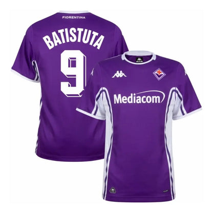 Camiseta de fútbol BATISTUTA #9 Fiorentina 1ª equipación 2025/26