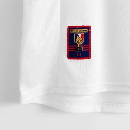 Camiseta de fútbol retro de visitante de Francia 1998