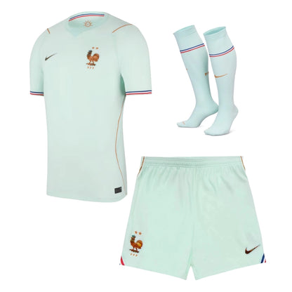 Kit completo de fútbol de visitante de Francia - Camiseta + Pantalones cortos + Calcetines 2026