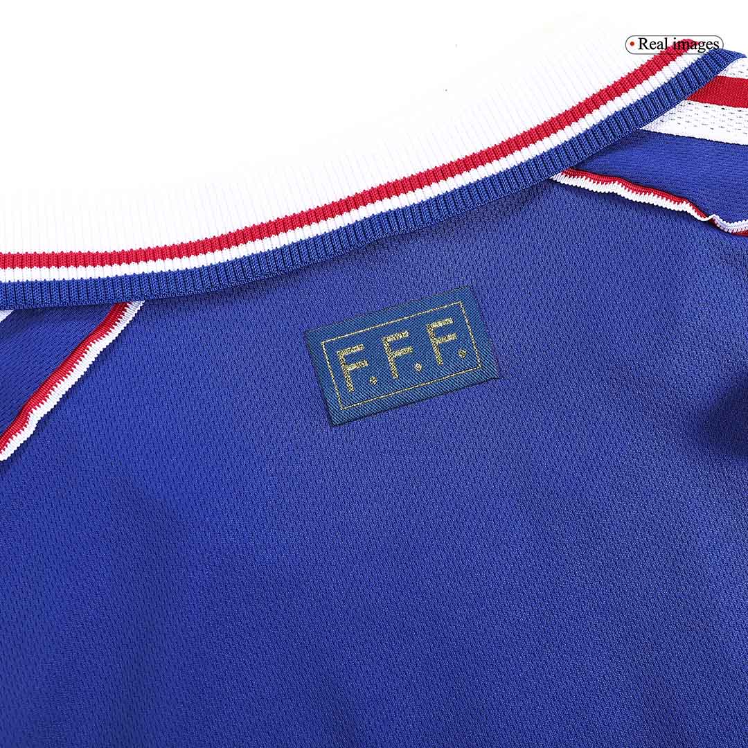 Camiseta retro de fútbol de la selección francesa de 1998, número 12, de Henry.