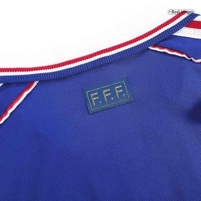 Camiseta retro de fútbol de la selección francesa de 1998, número 12, de Henry.