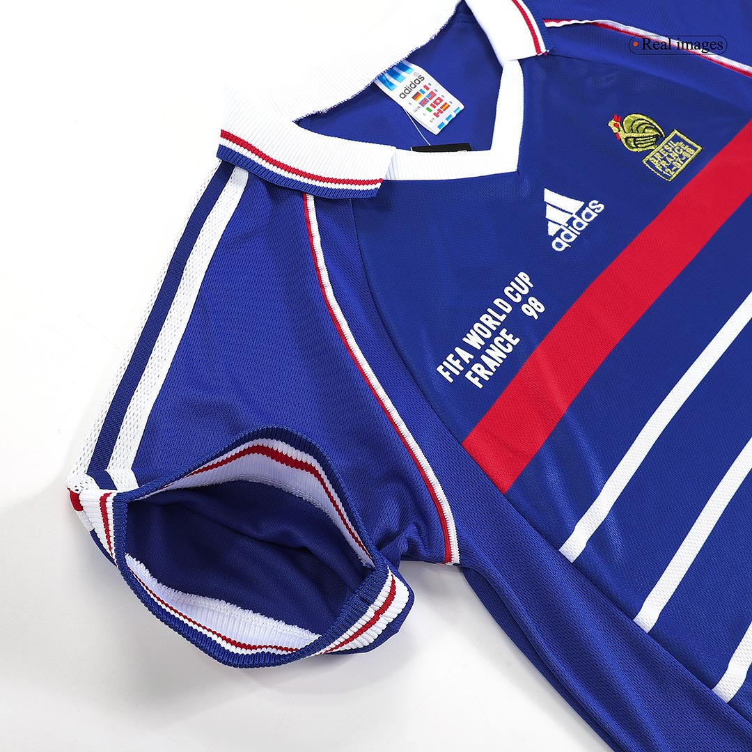 Camiseta retro de fútbol de la selección francesa de 1998, número 12, de Henry.