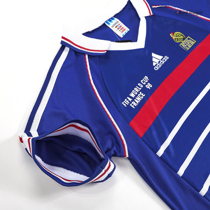 Camiseta retro de fútbol de la selección francesa de 1998, número 12, de Henry.