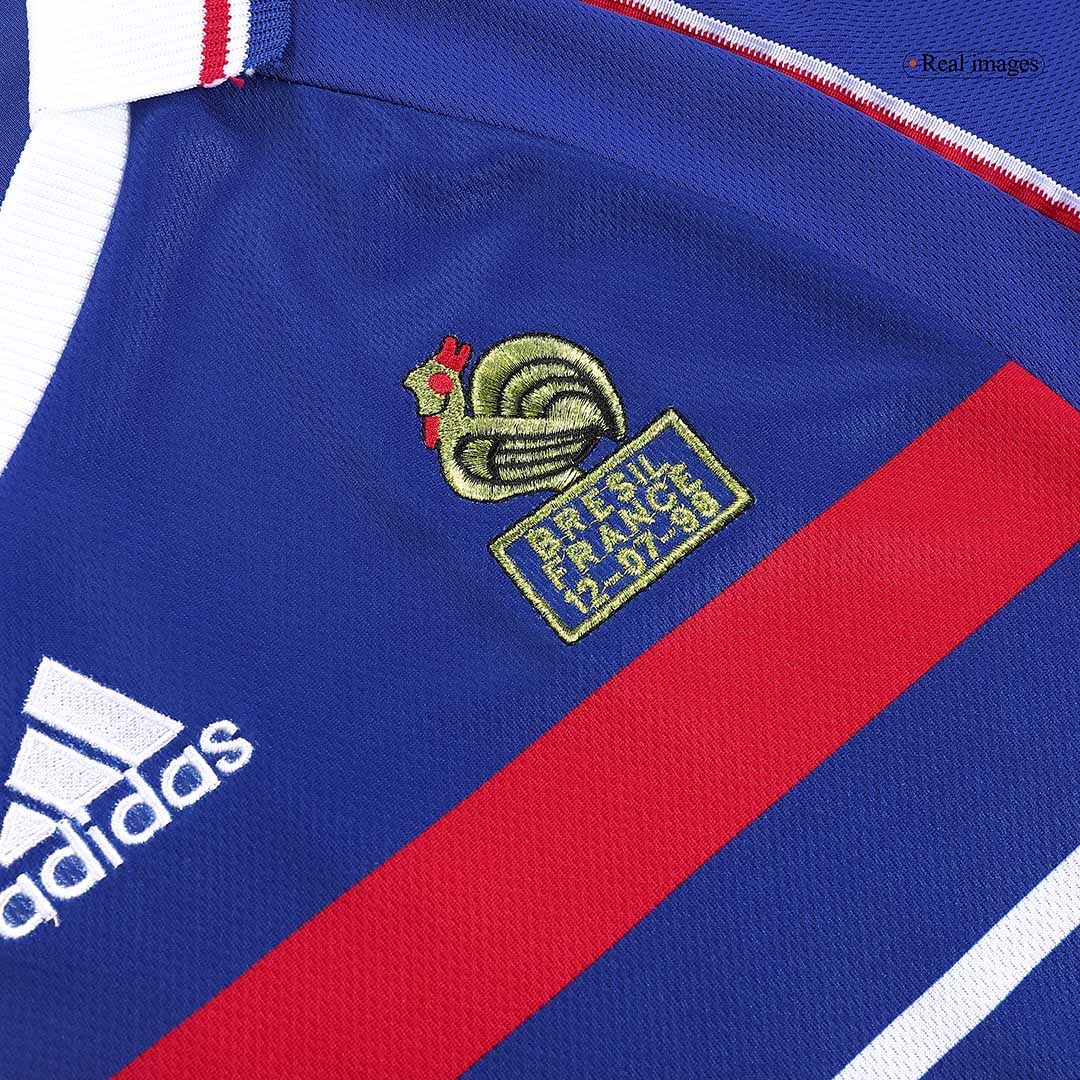 Camiseta retro de fútbol de la selección francesa de 1998, número 12, de Henry.