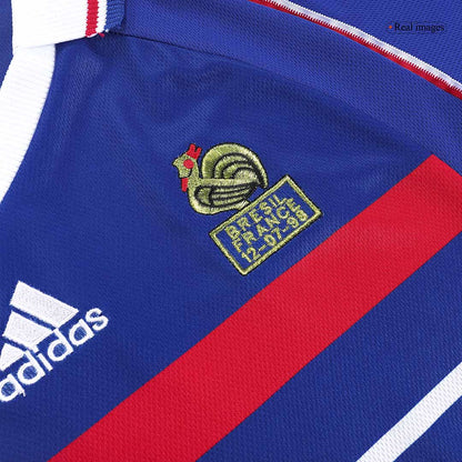 Camiseta retro de fútbol de la selección francesa de 1998, número 12, de Henry.