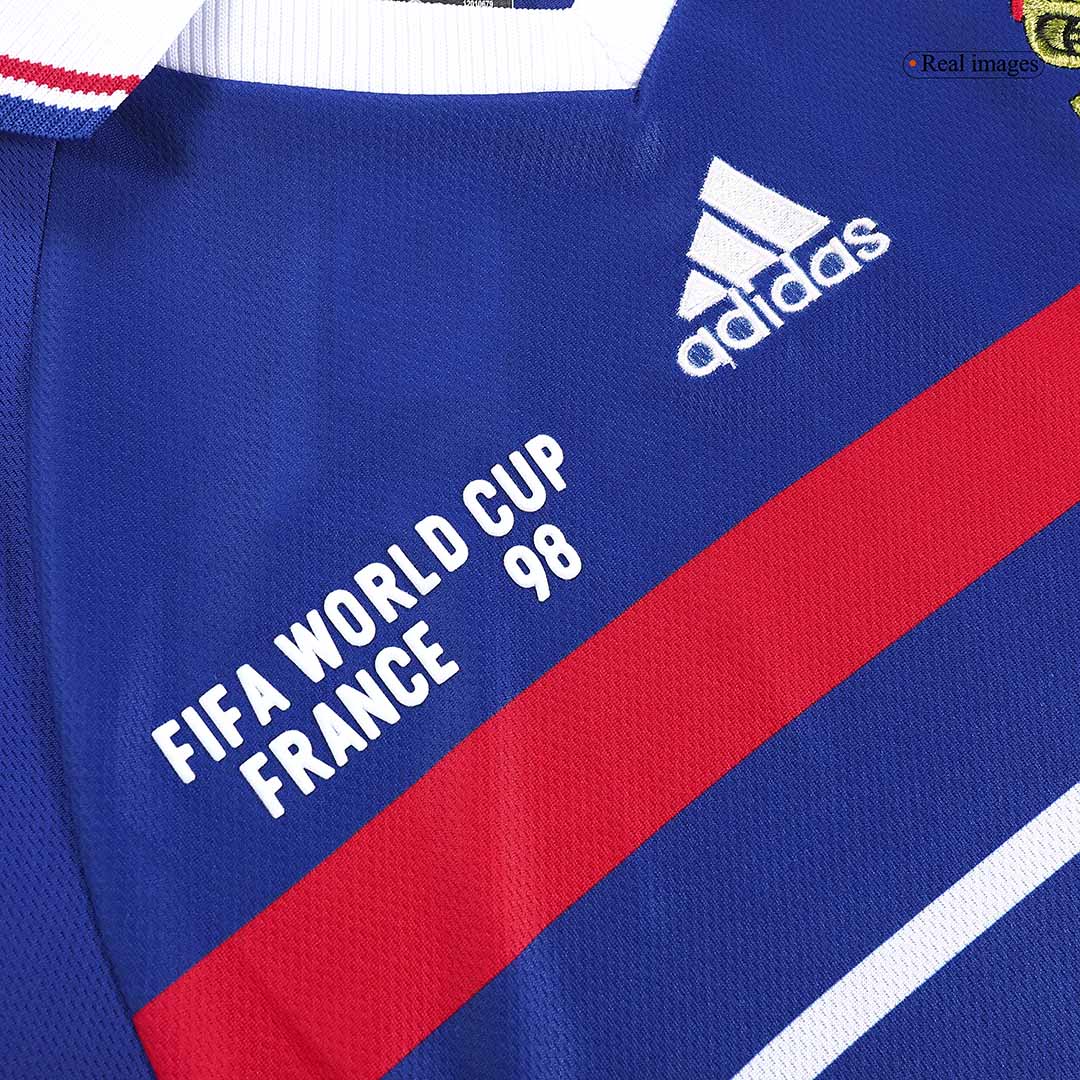 Camiseta retro de fútbol de la selección francesa de 1998, número 12, de Henry.