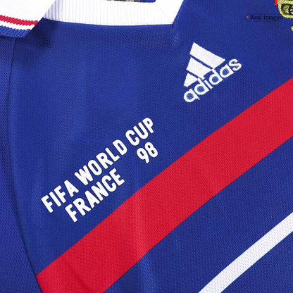Camiseta retro de fútbol de la selección francesa de 1998, número 12, de Henry.