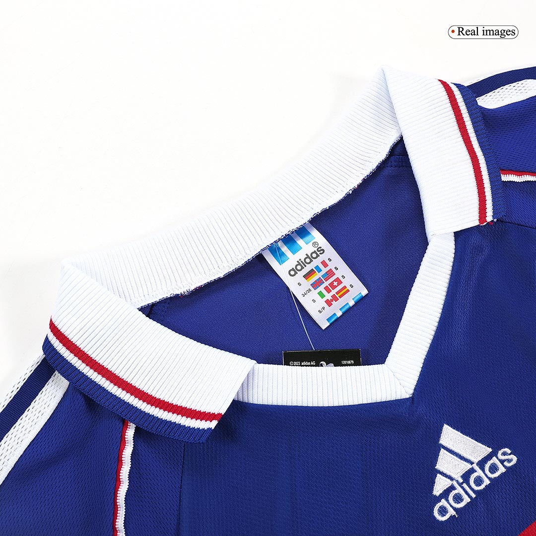 Camiseta retro de fútbol de la selección francesa de 1998, número 12, de Henry.