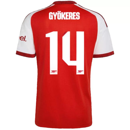 Camiseta de fútbol local del Arsenal #26 Campeones 2026/27 con escudo