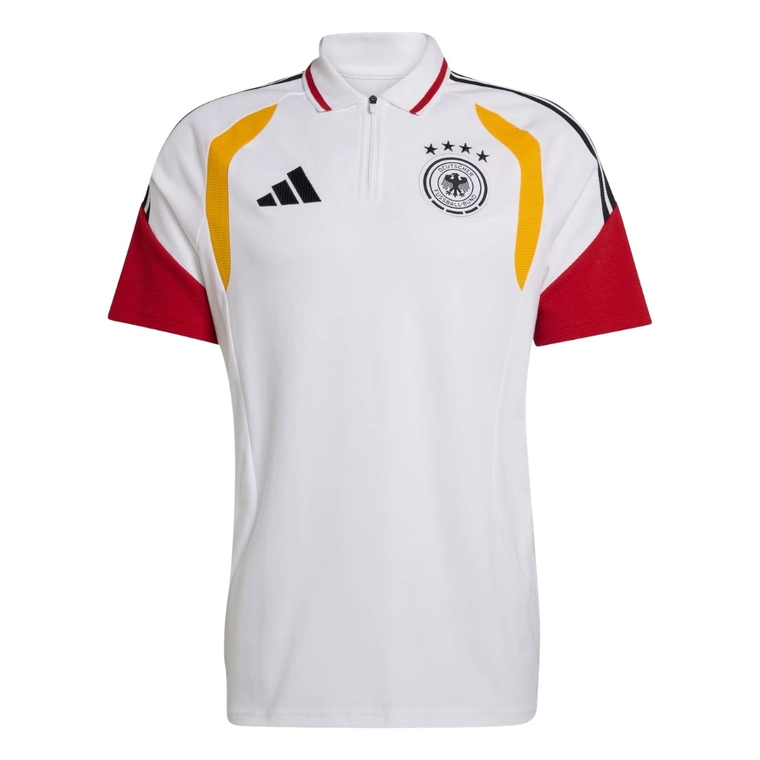 Camiseta Polo Alemania Tiro Mundial 2026 Blanca