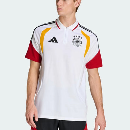 Camiseta Polo Alemania Tiro Mundial 2026 Blanca