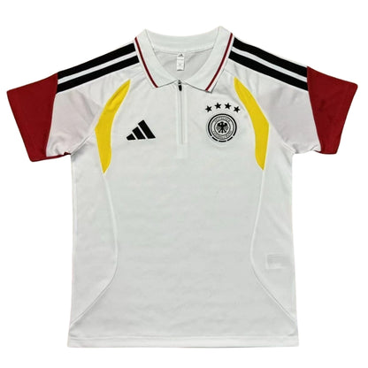 Camiseta Polo Alemania Tiro Mundial 2026 Blanca