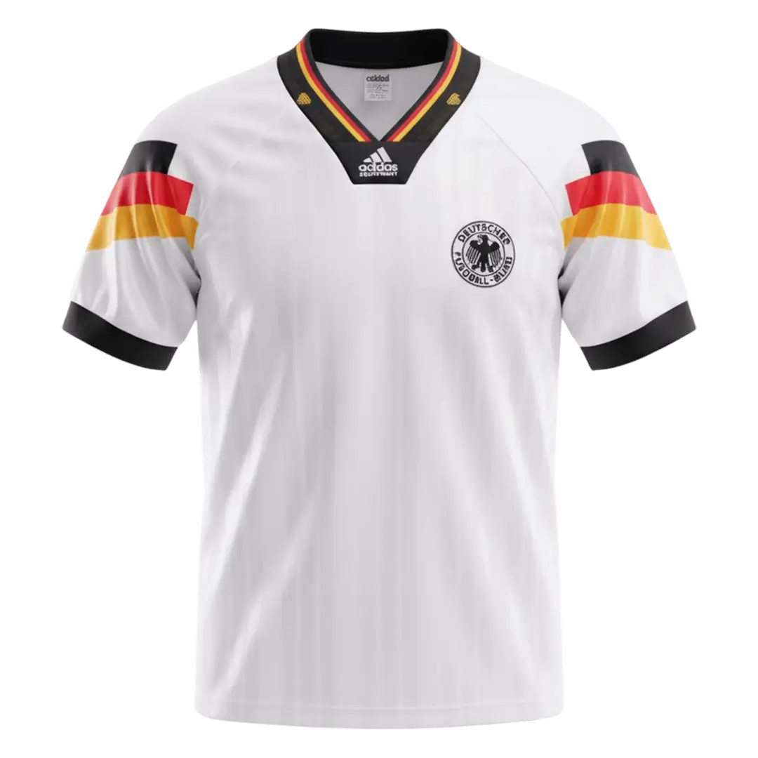 Camiseta retro de fútbol de Alemania para la Eurocopa 1992