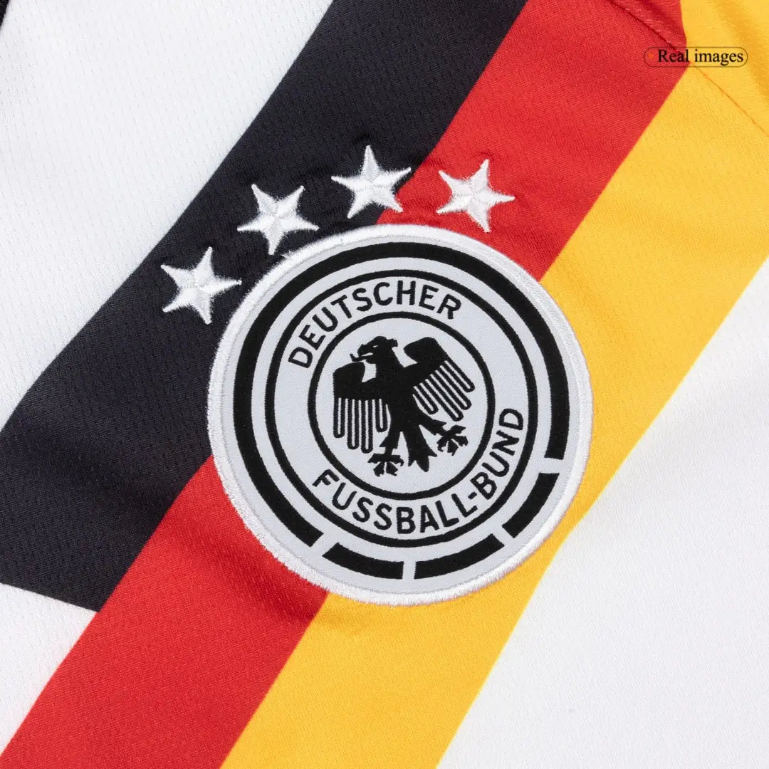 Camiseta de fútbol de local de la selección alemana, versión jugador, número 6, Copa Mundial de 2026, con Kimmich.