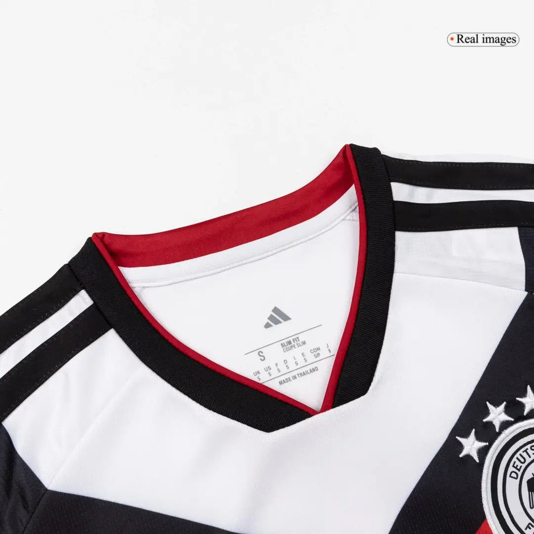 Camiseta de fútbol de local de la selección alemana, versión jugador, número 6, Copa Mundial de 2026, con Kimmich.