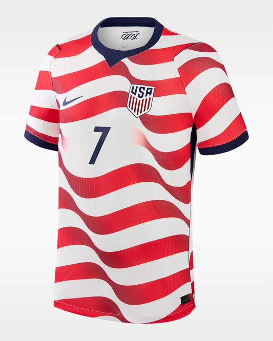 Giovanni Reyna #7 USMNT USA Outlaws Camiseta de fútbol de local 2026